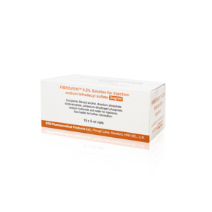 Fibrovein 0.2% Solution for Injection (10 x 5ml vials)